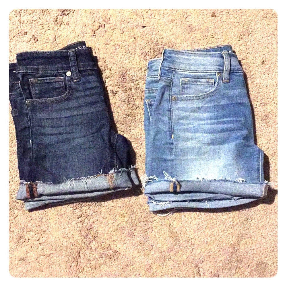 2 pair AEO shorts (next level stretch)